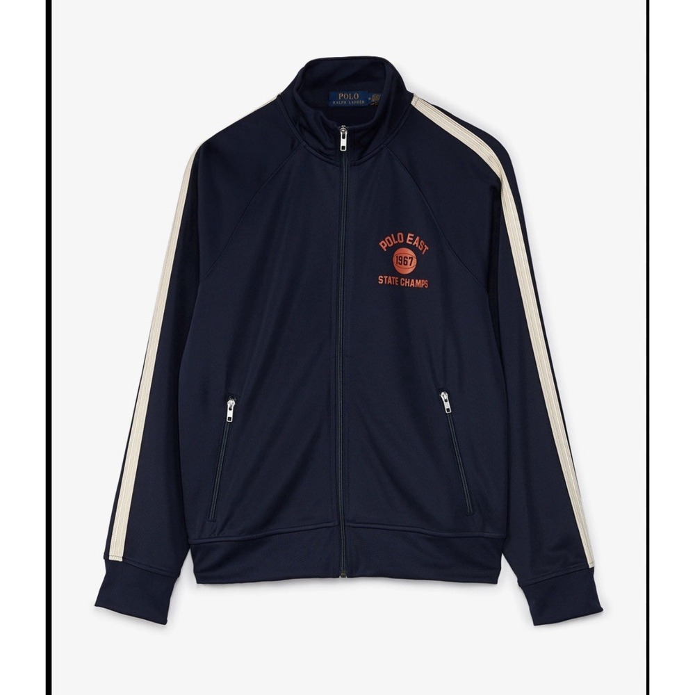Polo Ralph Lauren Men 3XL Navy Track Jacket Polo East 1967 State Champs NWT